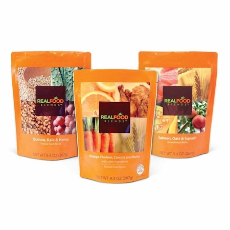 Real Food Blends Tube Feeding Formula Chicken / Salmon / Quinoa Flavor Liquid 9.4 oz. Pouch 176991